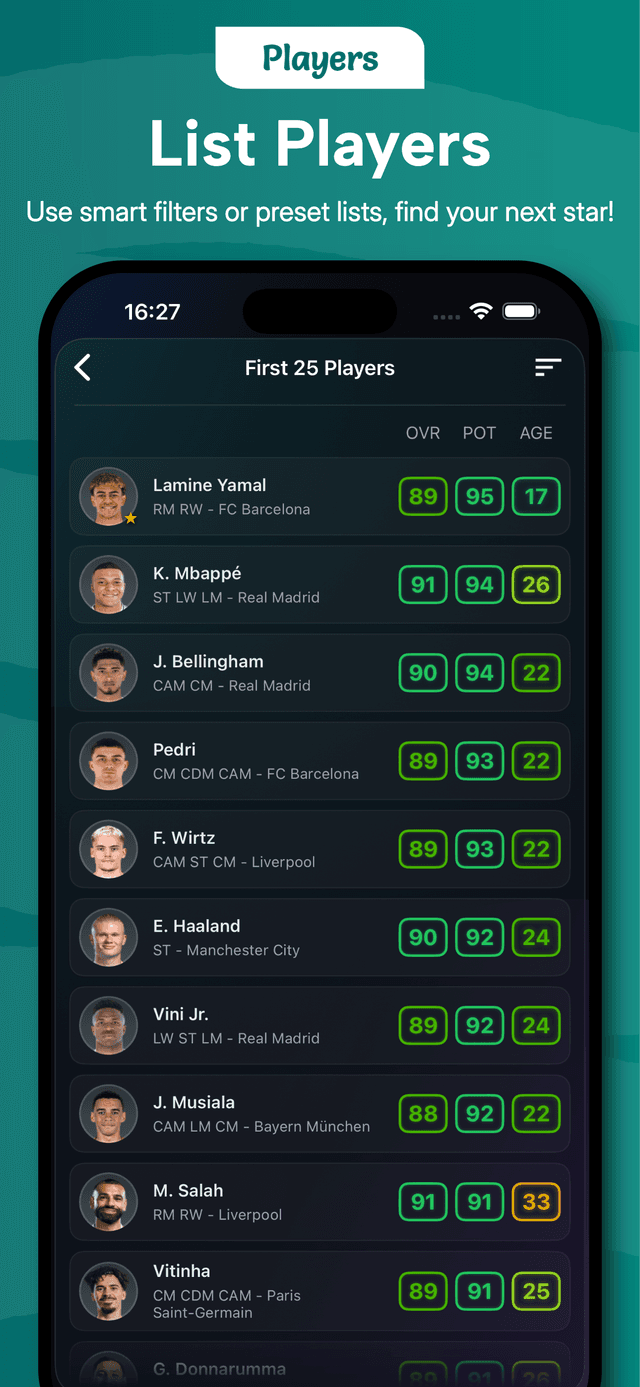 Potentials: FC26 Career Mode screenshot 4