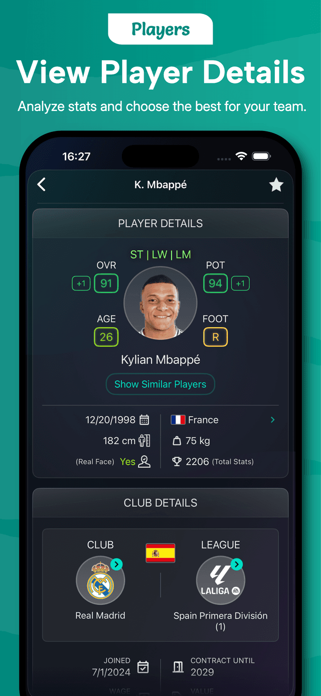 Potentials: FC26 Career Mode screenshot 5